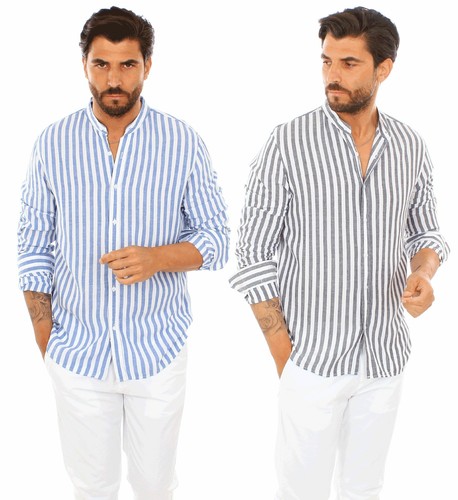 Camicia lino uomo - camicia,