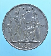VITTORIO EMANUELE III 20 LIRE