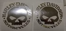 2pz. Adesivi Teschio HARLEY
