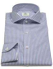 Camicia Luigi Borrelli blu a