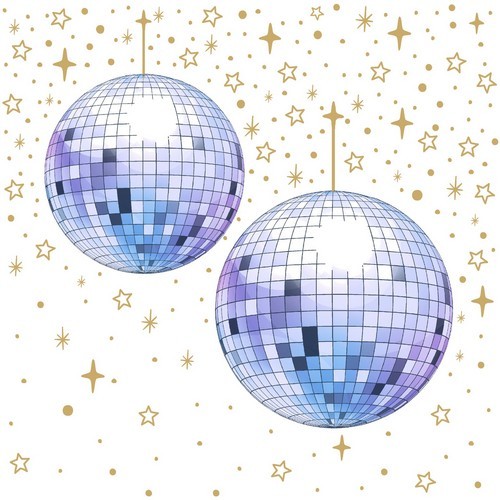 Tovaglioli disco ball - disco,