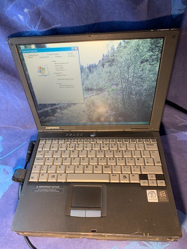 Portatile vintage compaq - vintage,