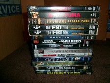 J: Drama DVD Lot - 14 DVDs with 16 Movies + Documentaries (FBI)