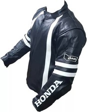 BLACK HONDA MOTO LEATHER