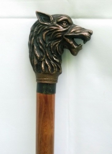 Vintage leone testa - vintage, ottone