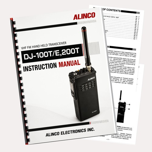 Alinco 100t 100e - dj-100t, dj-100e