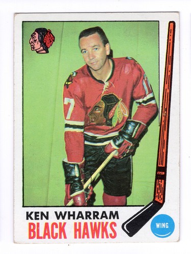 1969 topps ken wharram - wharram, card