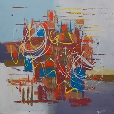 Quadri moderni astratti dipinti a mano