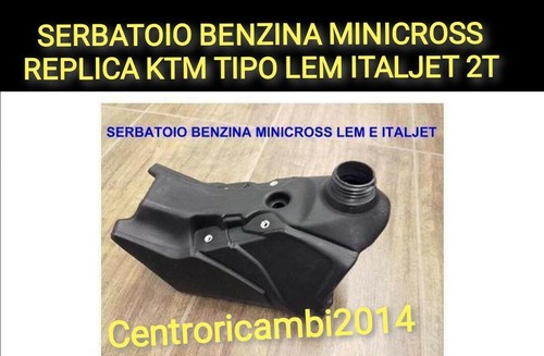 Serbatoio benzina minicross - serbatoio,