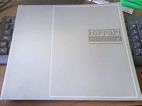 Ferrari 400 1983 brochure - ferrari,