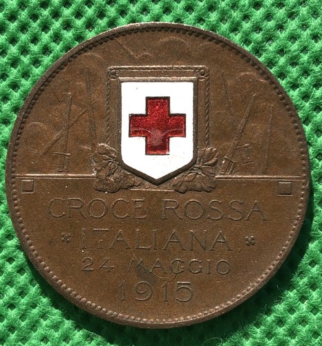 Medaglia moneta croce rossa - medaglia,
