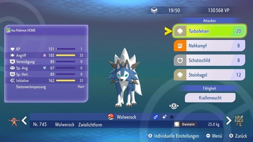 Shiny wolwerock forma - forma, del
