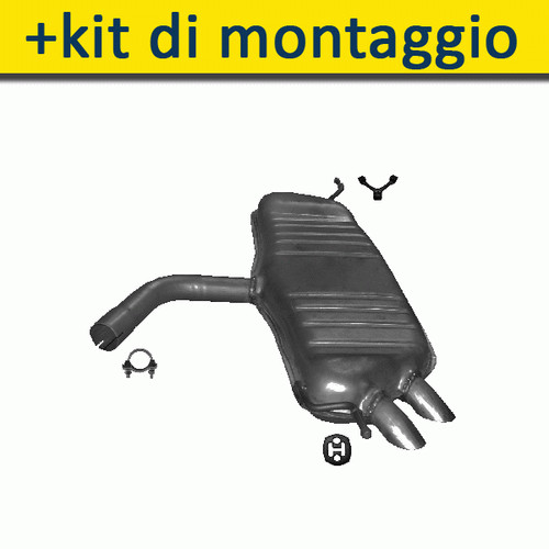 Silenziatore marmitta - silenziatore,