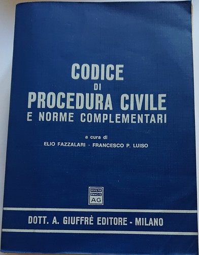 Codice procedura civile e - codice,