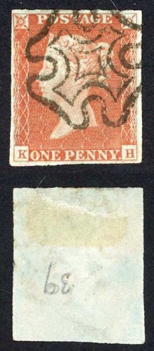 1841 penny rosso piatto - 1841,