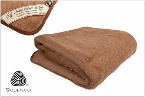 Coperta lana camel merino - coperta,