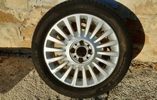 #03 Cerchio Fiat 500 R15 4 Fori 6Jx15" H2 ET 35 -Usato LEGGI DESCRIZIONE 