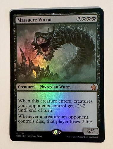 Verme massacro foil - foil,