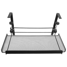  Mensola sotto la scrivania: scaffale portaoggetti in metallo con morsetto,