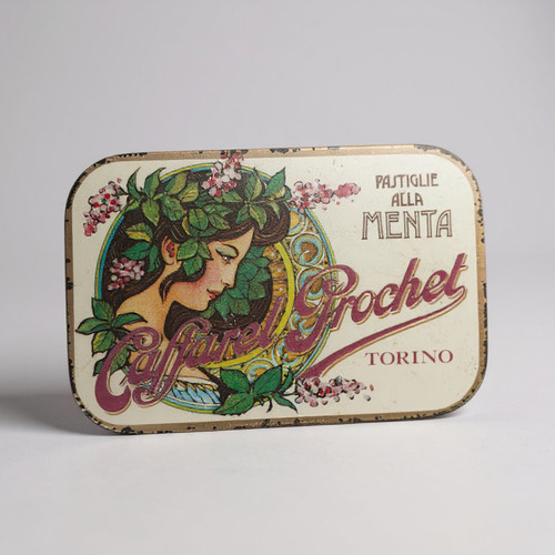 Scatola latta pastiglie - latta,