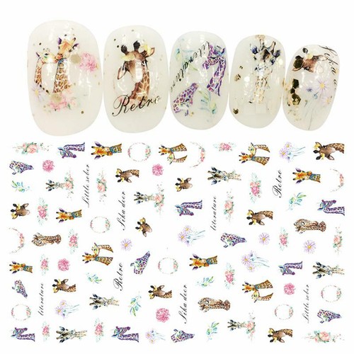 Nail art girafas - ,
