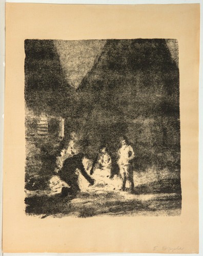 Ernst oppler litografia - ernst,