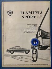 Rarissima Pubblicità LANCIA FLAMINIA SPORT 1964