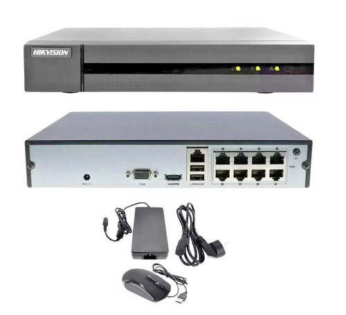 Nvr hikvision poe - 8, canali