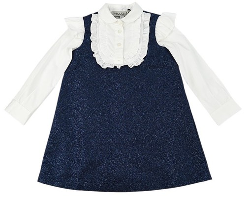 Abito simonetta bambina bianco - abito,