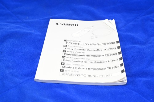 Canon 80n3 timer - canon, tc-80n3
