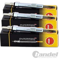 3X NGK Candele Riscaldanti