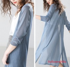 Top donna cardigan mezza gamba