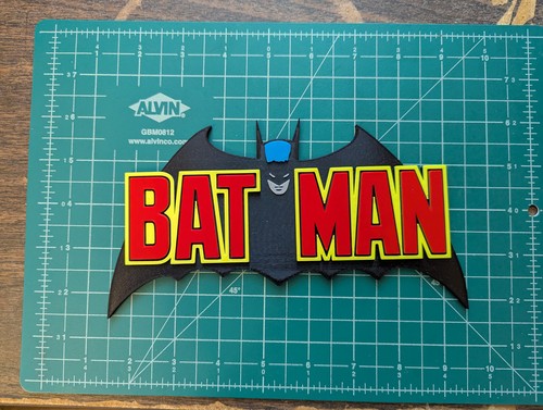 Batman mantello logo stampato