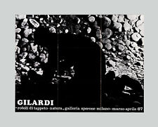 Piero GILARDI - "Rotoli di tappeto natura", 1967 - Poster, 42 x 55 cm