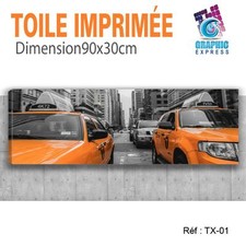 90x30cm - Tessuto Stampa Taxi