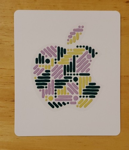 Adesivo logo apple - gift, card