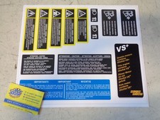 KIT ADESIVI VANO MOTORE LANCIA DELTA HF INTEGRALE - 8V - 16V - THEMA - NUOVI