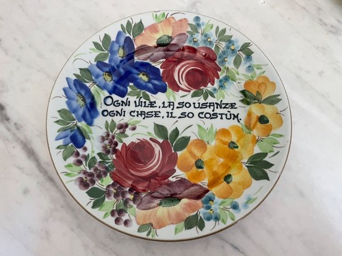 Piatto anni ceramica - piatto, 30