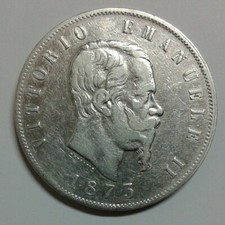 REGNO - 5 LIRE - SCUDO VITT