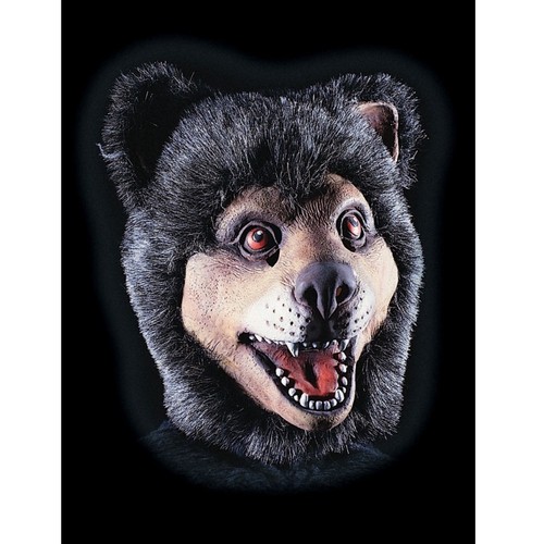 Maschera orso con pelo - , in