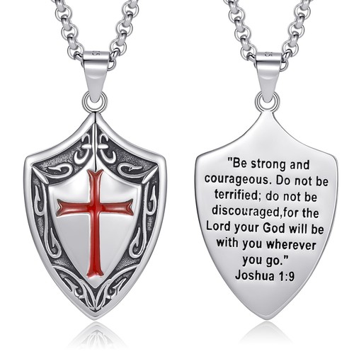 Collana con ciondolo scudo