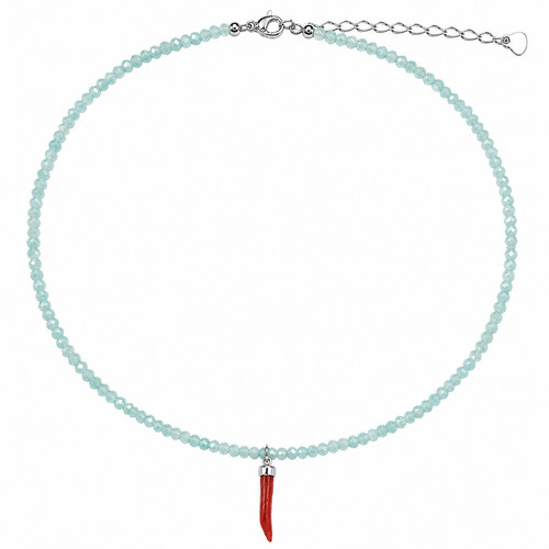 Collana con cristalli - collana, di
