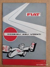 Opuscolo FIAT CONSIGLI AGLI