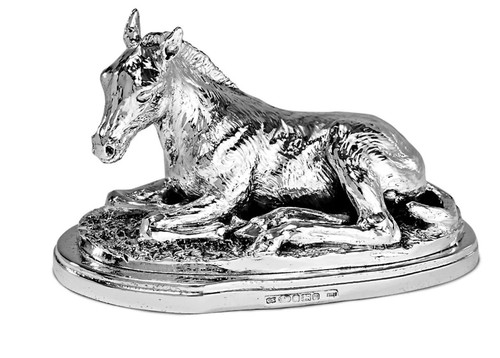 Silver horse foal fully - -,