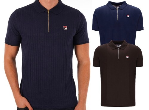 Polo uomo fila rufus zip - polo,