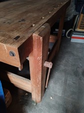 BANCO DA LAVORO IN LEGNO OFFICINA FALEGNAME CASSETTO MORSA HOLZMANN WB138C