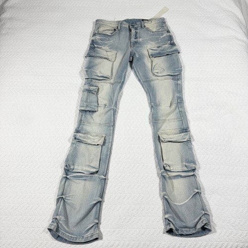 Jeans cargo uomo smoke rise - jeans,
