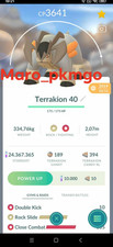 Pokemon terrakion lv40 - lv40, 3mosse