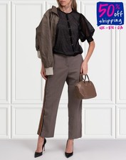 Cardigan asimmetrico ANTIPAST prezzo consigliato €545 taglia 1 S manica a sbuffo 3/4 Made in Japan