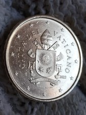 Moneta da 50 cent Vaticano 2022 Tiratura di soli 1.896.411 pezzi circolanti